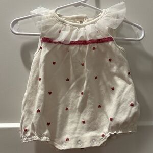 Rene Rofé Heart Onesie for Valentine’s Day